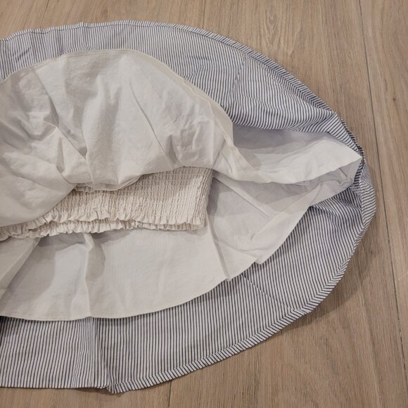 BABATON | Aritzia Eckerd Blouse Crop Tube Top Stripe | Sz. S - Picture 4 of 7